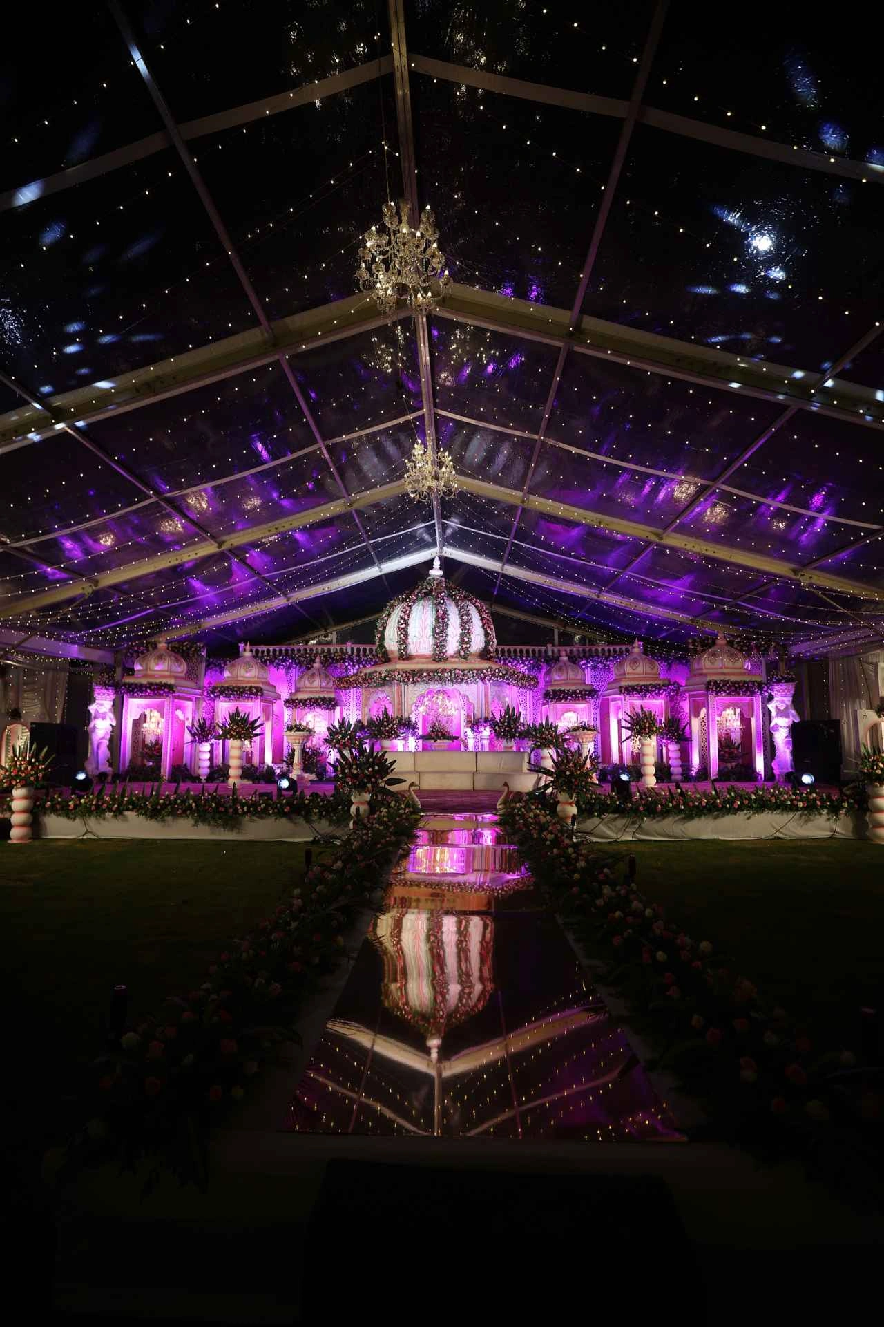 Luxury banquet staging at Meridian