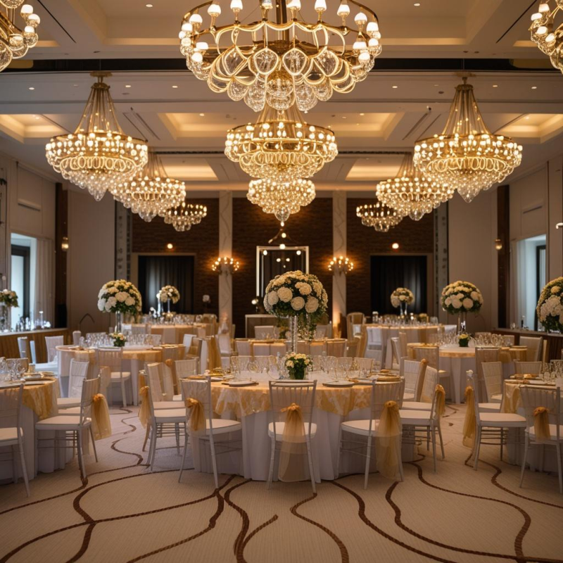 Elegant-wedding-reception-hall-with-crystal-chandeliers-round-tables-with-white-linens-and-floral-centerpieces-sophisticated-lighting-luxurious-venue-setup.webp